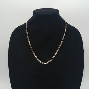 Sterling Silver Figaro Necklace 11" 3.9mm 11.79 grams​​